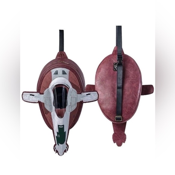 Loungefly Handbags - New Loungefly Star Wars NYCC 2020 Boba Fett Slave One Sling Backpack